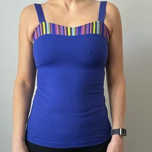 Lululemon Purple Tank with shelf bra - S